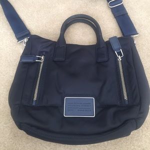 Pre-owned Marc by Marc Jacobs Navy Small Nylon bag